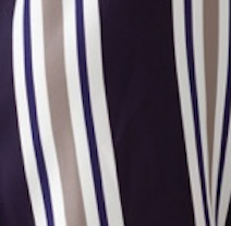 Navy & Taupe Multi-Stripe