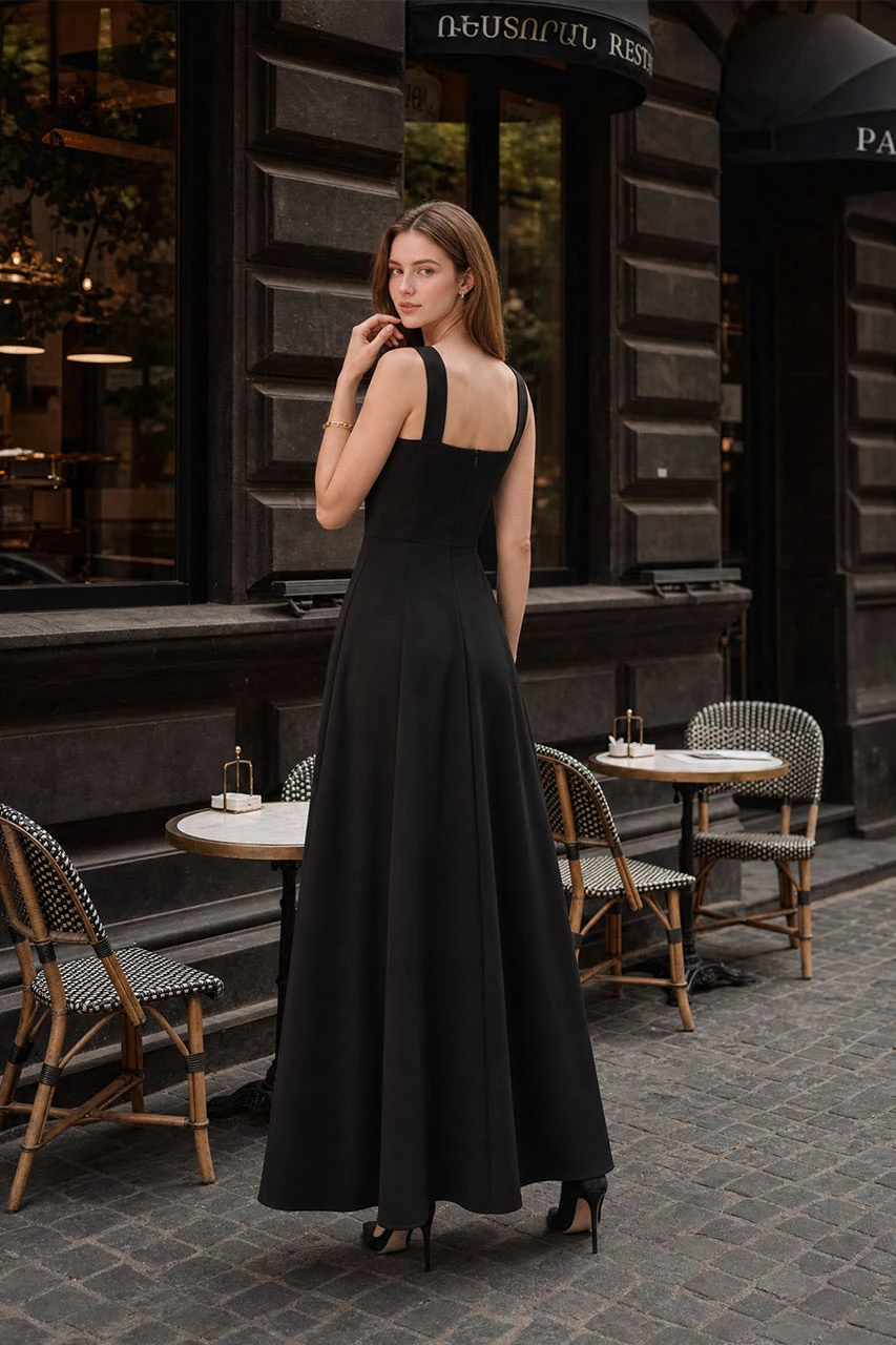 Black Long Dress 6A8Ed2E94Dba0